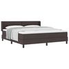 vidaXL Karbi vedrumadrats peaga Tume pruun 200 x 180 cm kangas