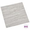vidaXL P&otilde;randaplaadid 55 pcs Helehall 5,11 m&sup2; PVC