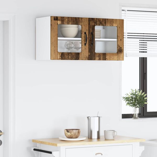 vidaXL K&ouml;&ouml;gikapp Vana puit 80 x 31 x 40 cm Tehispuit