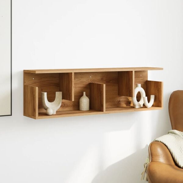 vidaXL seinakapp, 100x20x30 cm, k&auml;sit&ouml;&ouml;tamm, tehispuit