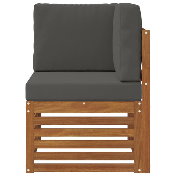 vidaXL V&auml;limine Nurgadiivan Tugev akatsiapuu Neutraalne