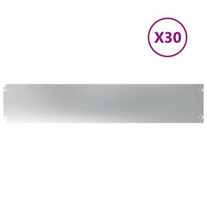 vidaXL Muru&auml;&auml;red 30 tk 20x103 cm tsingitud teras