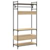 vidaXL garderoob sahtlitega Sonoma tamm 89x39x184,5 cm tehispuit