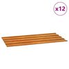 vidaXL katusepaneelid 12 tk, rooste, 80x44 cm, Corten teras