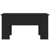 vidaXL kohvilaud, must, 79x49x41 cm, tehispuit