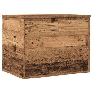 vidaXL Salvestuskarp ladustamisega Vana puit 60 x 42 x 46 cm Tehispuit