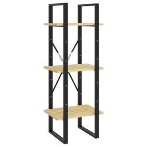 vidaXL 3-korruseline raamaturiiul, 40 x 30 x 105 cm, m&auml;nnipuit