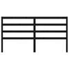 vidaXL voodipeats, must, 186 x 4 x 100 cm, männipuit