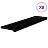 vidaXL trepiastmed 8 tk, pruunmust, 100x30x2 cm, tammepuit