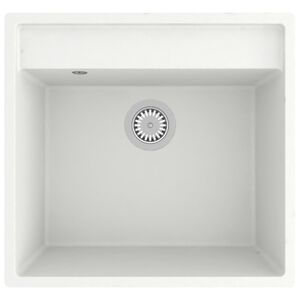 vidaXL k&ouml;&ouml;givalamu &uuml;levooluavaga, valge, graniit