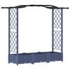 vidaXL T&otilde;stetud Padi Kase ja Katusega Hall 169 x 40 x 125 cm PP