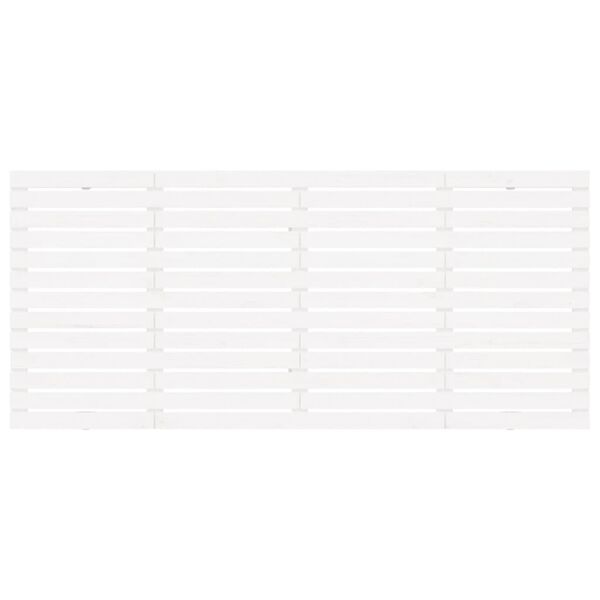 vidaXL seinale kinnitatav voodipeats, valge, 186x3x91,5 cm, m&auml;nnipuit