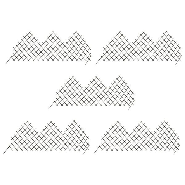 vidaXL võreaiad 5 tk, 170 x 75 cm, paju