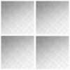 vidaXL Astme katte Kandiline 4 pcs H&otilde;bedane 50 x 50 cm Alumiinium