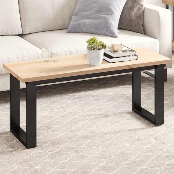 vidaXL lauaplaat 110x40x2,5 cm ristk&uuml;lik m&auml;nnipuit