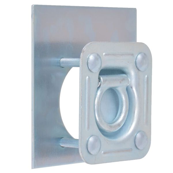 vidaXL j&auml;relk&auml;ru sidumisr&otilde;ngad 6 tk, tsingitud teras, 2000 kg