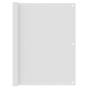 vidaXL r&otilde;dusirm, valge, 120 x 500 cm, HDPE