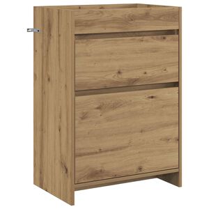 vidaXL Vannitoa all oleva kraani kapp Artisan tamm 56 x 37,5 x 81 cm