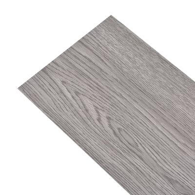 vidaXL iseliimuvad PVC-põrandaplaadid 5,21 m², 2 mm, tumehall