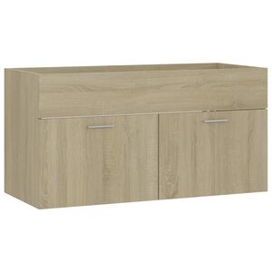 vidaXL valamukapp, Sonoma tamm, 90 x 38,5 x 46 cm, tehispuit