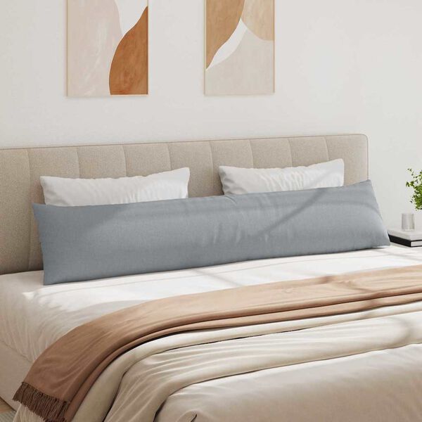 vidaXL Diivanipadjad 2 pcs Helehall 200 x 40 cm kangas