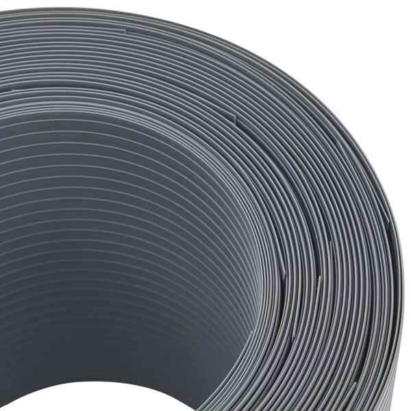 vidaXL aia privaatsuskate 10 tk, hall, 252,5 x 19 cm, PVC