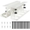 vidaXL Kabli haldamise tray laua all 2 pcs Valge 43 x 10 x 15 cm Teras