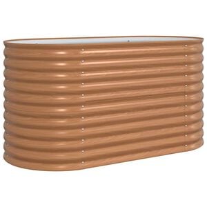 vidaXL K&otilde;rge peenar Pruun 160 x 80 x 81 cm Teras