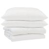 vidaXL Suvised teki padjaga 3 pcs Valge Mikrofiiber