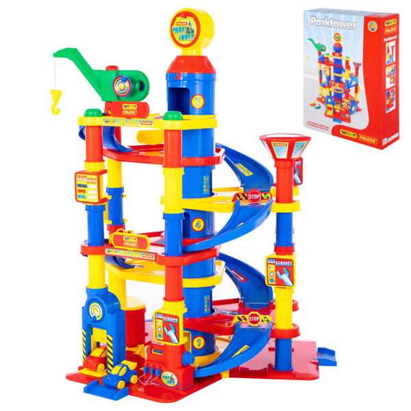 Polesie Wader 7-korruseline parkimismaja komplekt, 77 x 71 x 95 cm, PP