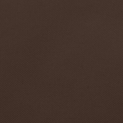 vidaXL päikesepuri, oxford-kangast, kandiline, 4,5 x 4,5 m, pruun