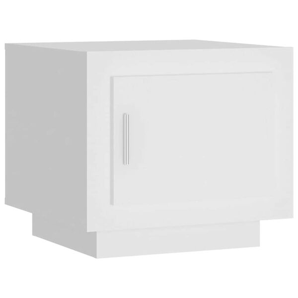 vidaXL kohvilaud, valge, 51x50x45 cm, tehispuit