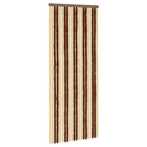 vidaXL S&auml;&auml;sev&otilde;rk Chenille Pruun ja beež 90 x 220 cm 100% PP