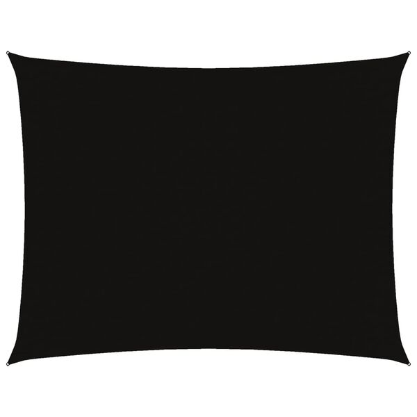 vidaXL oxford-kangast p&auml;ikesepuri, ristk&uuml;lik, 3 x 6 m, must