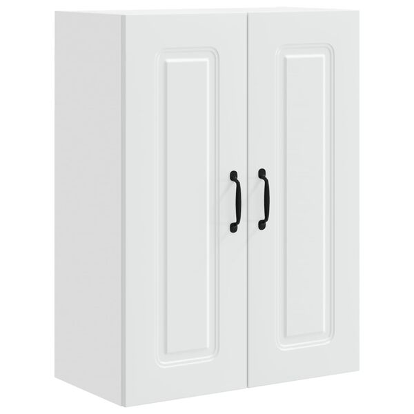 vidaXL K&ouml;&ouml;gikapp ladustamisega Kalmar Valge 60 x 31 x 80 cm Tehispuit