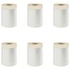vidaXL Tolmumatt liimiga teibiga 6 pcs L&auml;bipaistev 30 x 3300 cm HDPE