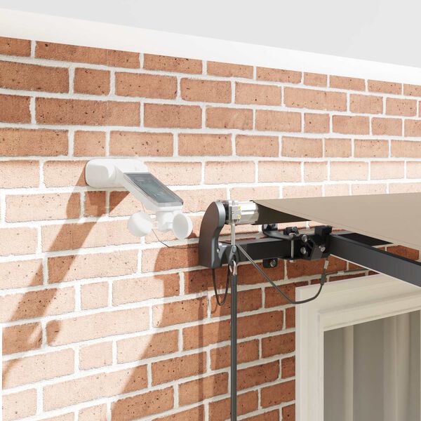 vidaXL Varjudekangas koos Beež 350 x 250 cm Pol&uuml;ester