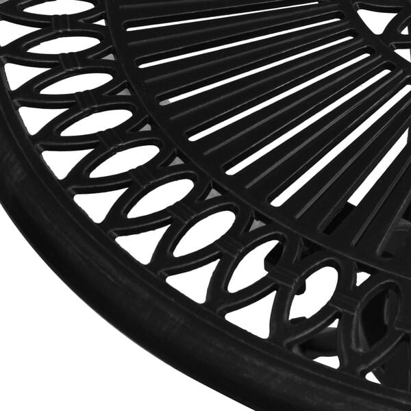 vidaXL aialaud must 62x62x65 cm valualumiiniumist