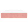 vidaXL vedrumadrats, roosa, 90x190x20 cm, samet