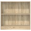 vidaXL raamaturiiul Sonoma tamm 80x24x75 cm Engineered Wood