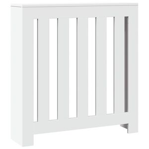 vidaXL radiaatori kate, valge, 78 x 20 x 82 cm, tehispuit