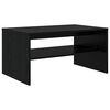 vidaXL Kohvilaud Must tamm 80 x 50 x 40 cm Tehispuit