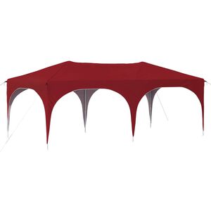 vidaXL &Uuml;hepuuline peotelk 575 x 288 x 245 cm Veinipunane