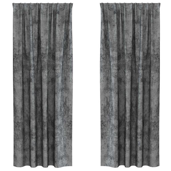 vidaXL Satiinist kardinad kardinatega 2 pcs Hall 245 x 140 cm Samet