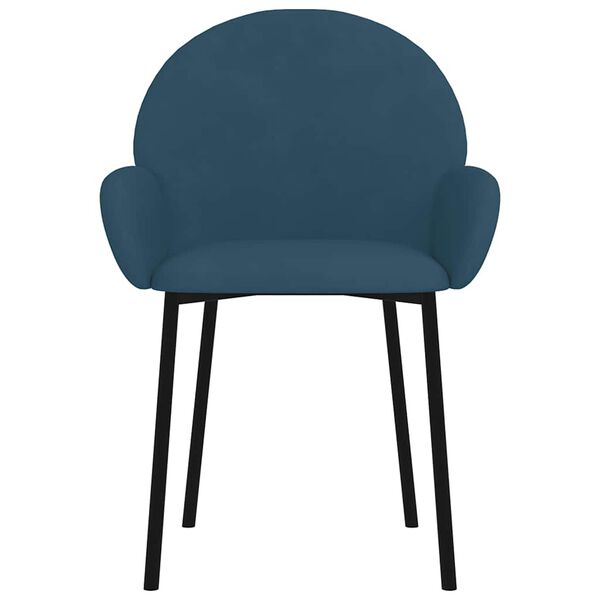 vidaXL s&ouml;&ouml;gitoolid 2 tk, sinine, samet