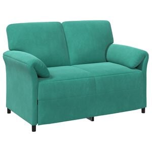 vidaXL 2-kohaline diivan T&uuml;rkiis 138 x 83 x 95 cm Samet