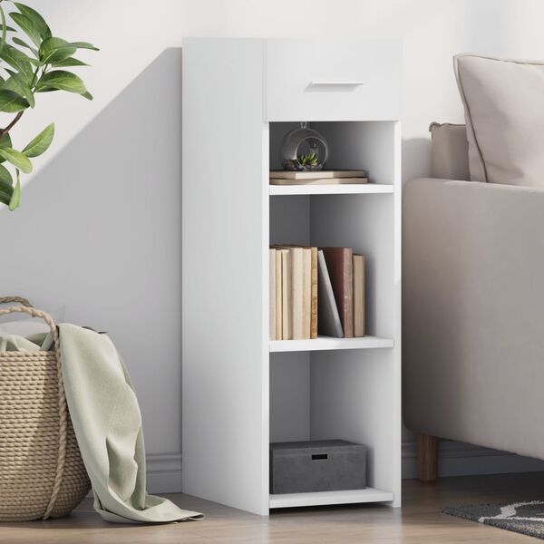 vidaXL puhvetkapp, valge, 30x42,5x93 cm, tehispuit