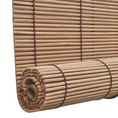 vidaXL ruloo, bambus 80 x 220 cm, pruun