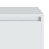 vidaXL öökapp, valge, 45 x 34 x 44,5 cm, puitlaastplaat