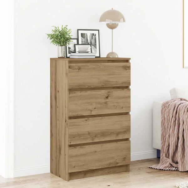 vidaXL puhvetkapp Artisan Oak 60x35x98,5 cm Engineered Wood